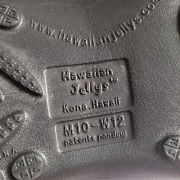 Hawaiian Jellys Slide Flip Flop Thong Flat Sandals Sz 11 - Picture 8 of 8